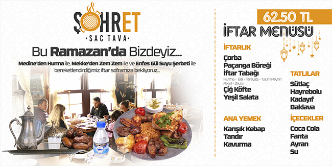 Sohret Sac Tava Iftar Menusunu Acikladi Sektor Silivri Haberleri