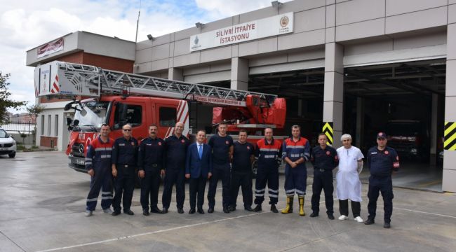 Işıklar'dan itfaiye erlerine ziyaret