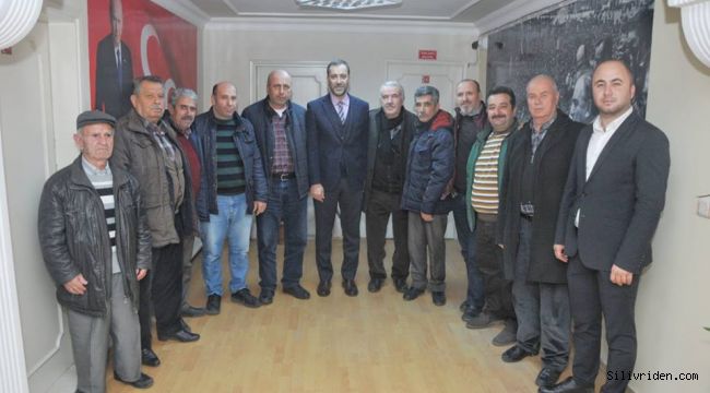 Taksi ve minibüs esnafları Yılmaz'ı ziyaret etti