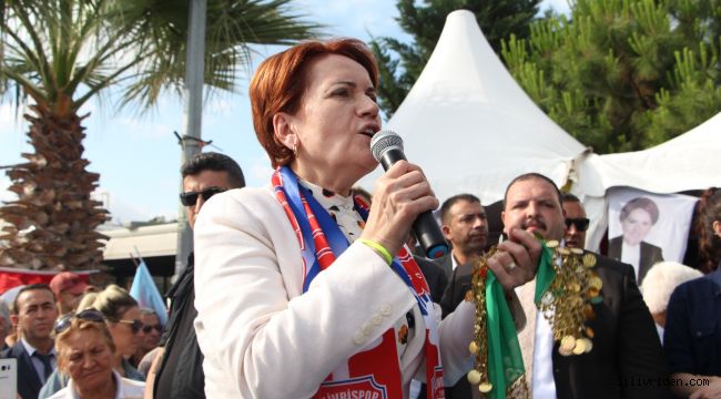 Meral Akşener Silivri’de destek istedi