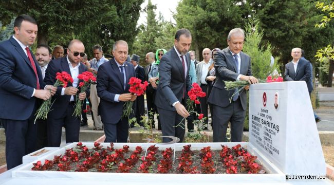 Silivri'de 15 Temmuz şehitleri anıldı