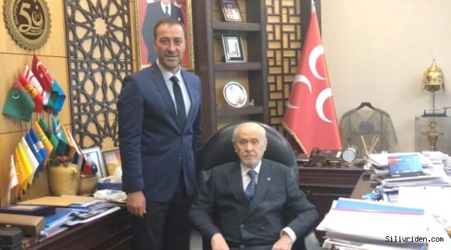 Başkan Yılmaz, Lider Devlet Bahçeli'yi ziyaret etti