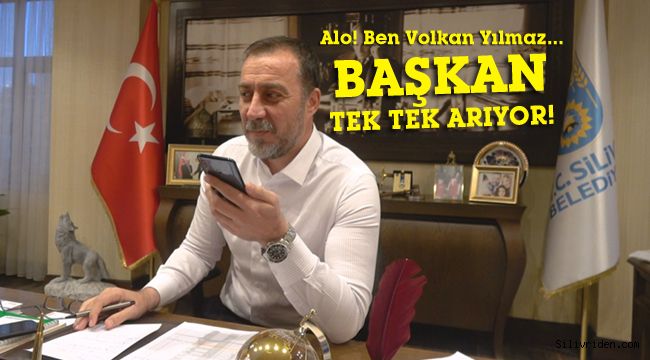 Başkan Yılmaz, ihtiyaç sahiplerini tek tek arıyor