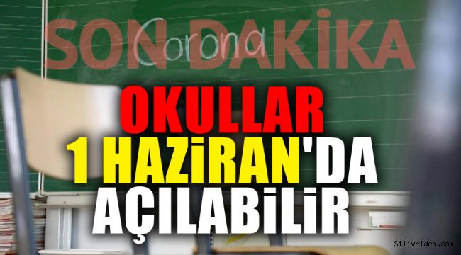 Milli Eğitim Bakanı Ziya Selçuk: Okullar 1 Haziran'da açılabilir