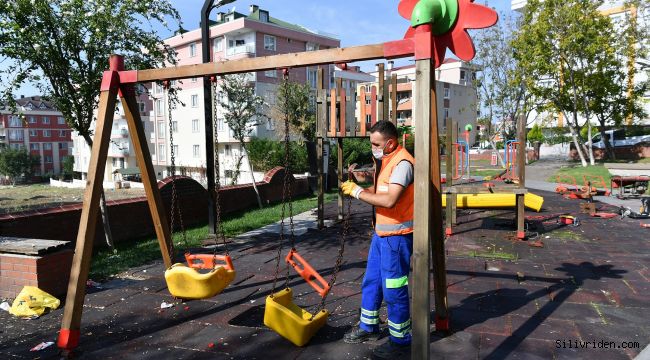 Beylikdüzü'ndeki parklar yeniliyor