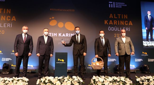 Silivri Belediyesi “altın karınca” ödülü aldı