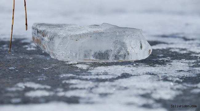 Silivri’de gökten buz kütlesi yağdı