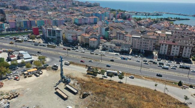 Köprünün yapımına başlandı