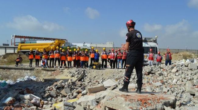 SAK Ekipleri Çatalca Belediyesi ve Destek AFAD Gönüllülerine eğitim düzenledi