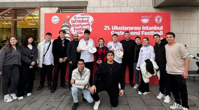 Silivrili öğrencilerin Gastronomi Festivali’ndeki büyük başarısı