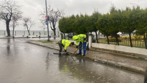 Silivri Belediyesi, yoğun yağışlara karşı önlem aldı 