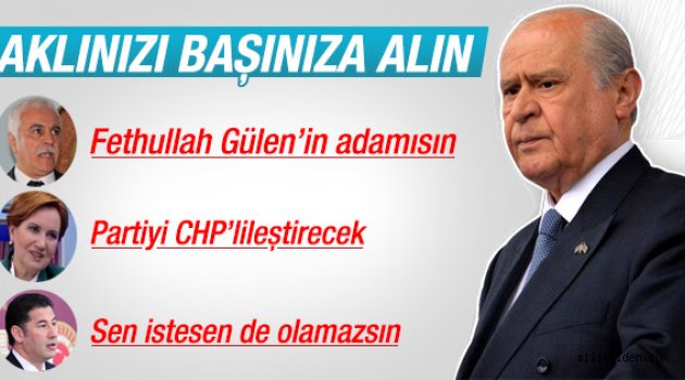 Bahçeli'den rakiplere cevap