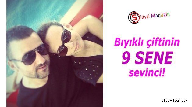 Bıyıklı çiftinin 9 sene sevinci!