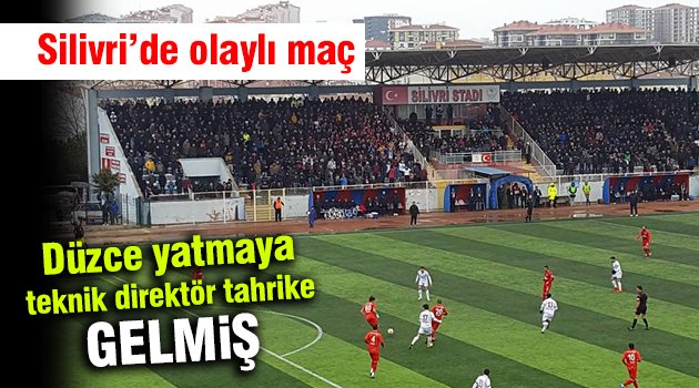 Düzcespor yata yata maçı bitirdi