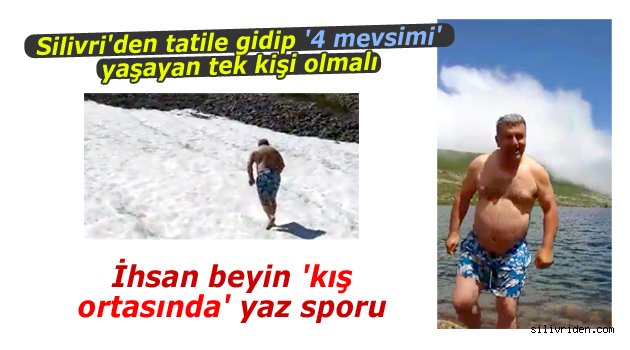 Kış ortasında yaz sporu!