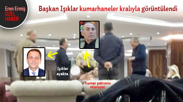 Kumarhaneler kralı karşısında ayakta bekledi