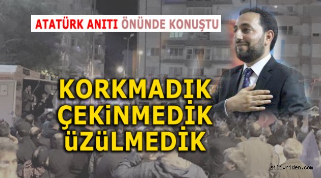 Kutlu'dan zafer konuşması