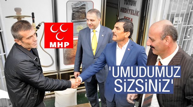 Silivri'de MHP'ye sıcak ilgi