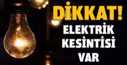 Ortaköy'de elektrik kesintisi!