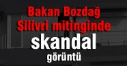 Bakan Bozdağ Silivri mitinginde ilginç görüntü