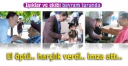 Başkan Işıklar bayram turunda