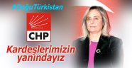 CHP İlçe Başkanı: Kardeşlerimizin yanındayız