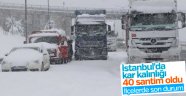 İstanbul'da kar yağışı