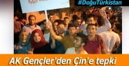 Silivrili AK Gençler Çin'i protesto etti