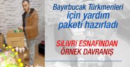 Silivrili esnaftan örnek davranış