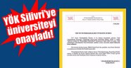 YÖK Silivri'ye üniversiteyi onayladı!