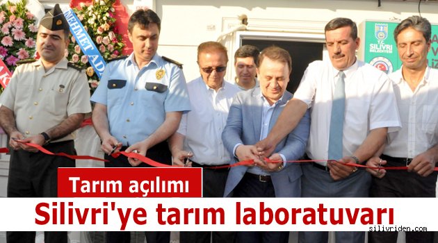 Tarım laboratuvarı açıldı